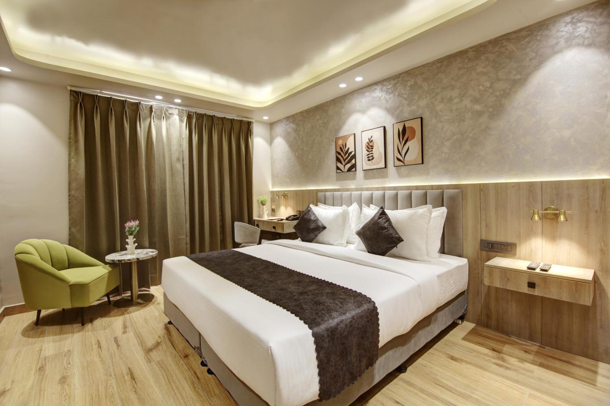 Saltstayz Premier - Near Golf Course Road & Sector 57 Gurgaon Exterior foto
